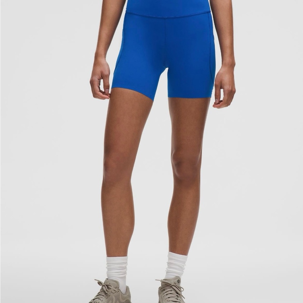 lululemon Fast and Free High Rise Bike Shorts 6”